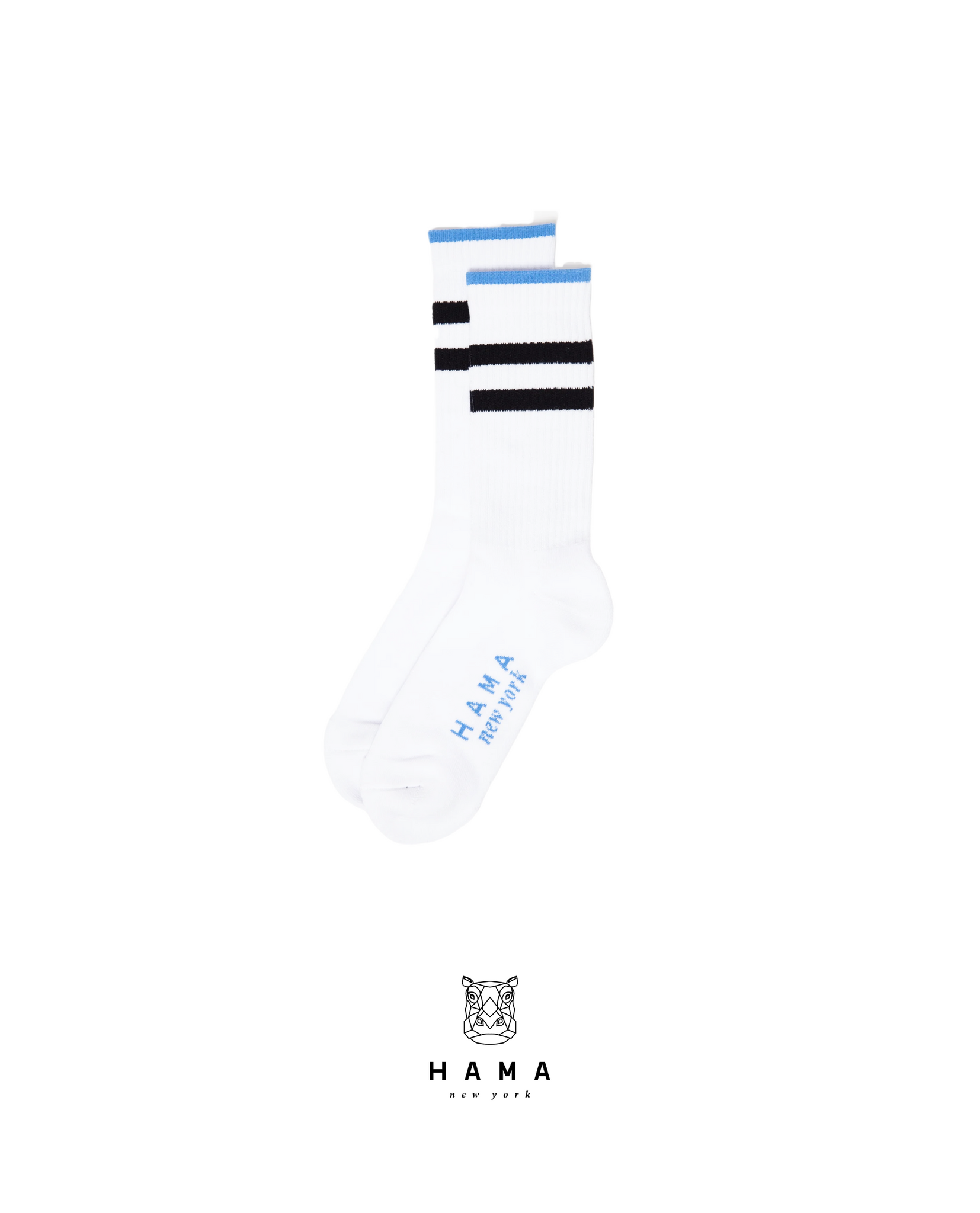 Uni Sex Striped Cotton-Blend Socks 3-Pack