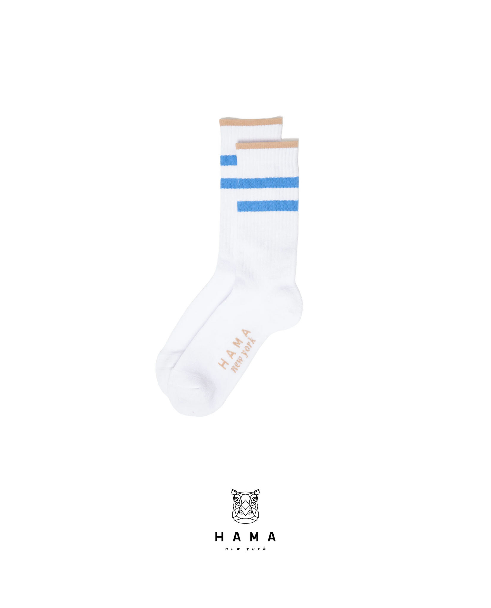 Uni Sex Striped Cotton-Blend Socks 3-Pack