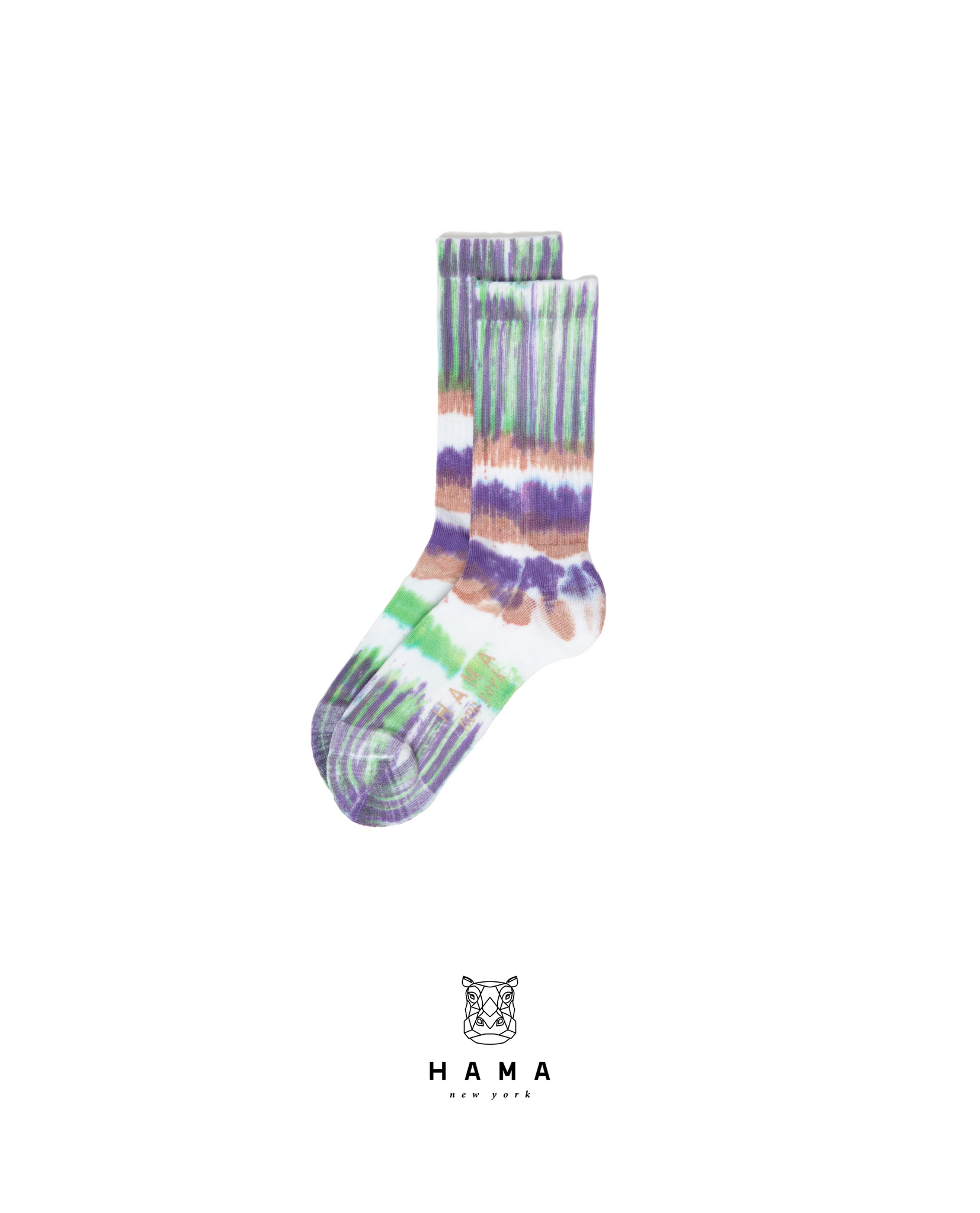 Tie dye Uni Sex Cotton-Blend Socks 2-Pack