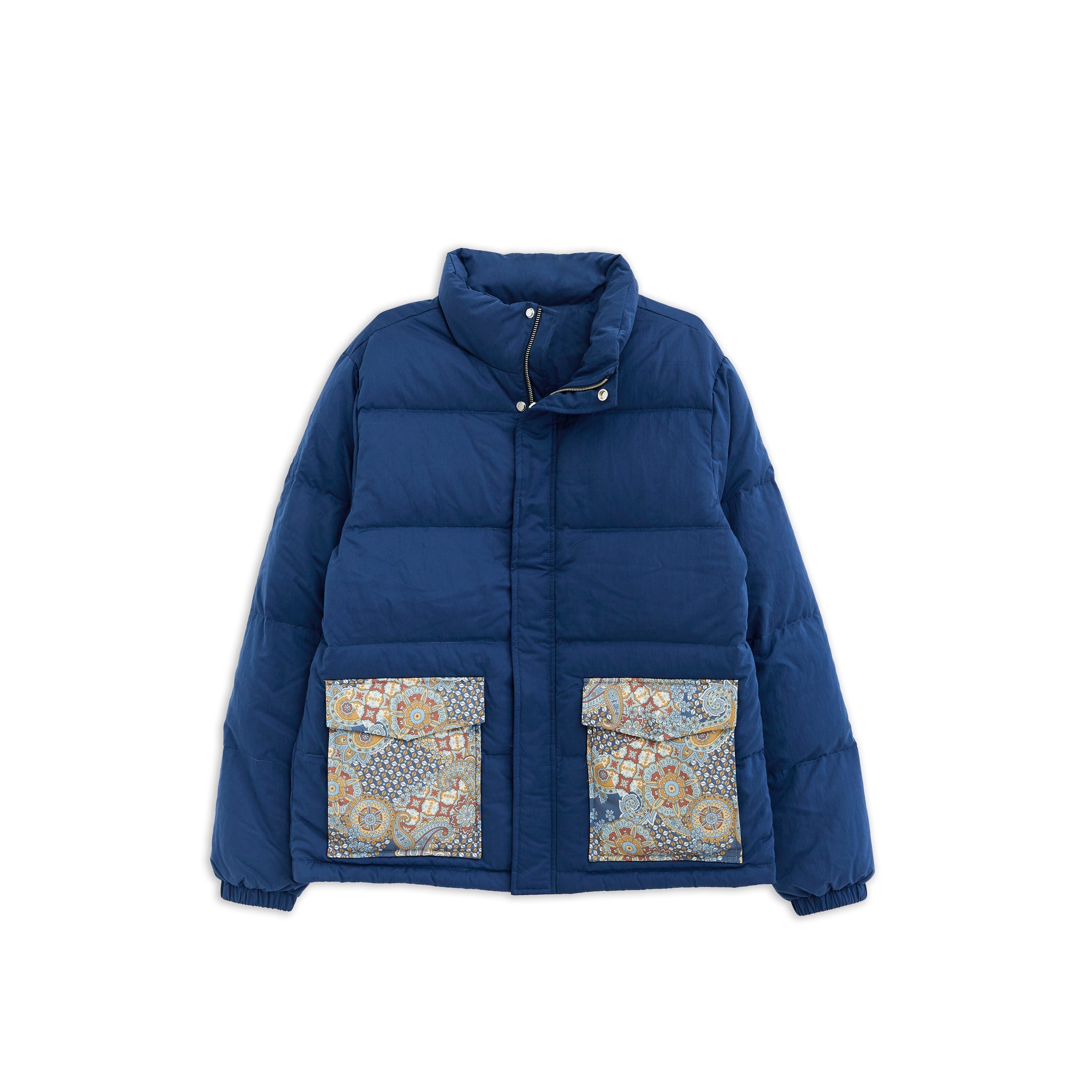 Quilted Down Snap Puffer Jacker